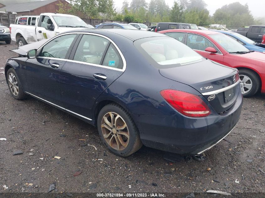 2015 MERCEDES-BENZ C-CLASS C 300 - 55SWF4KBXFU018433