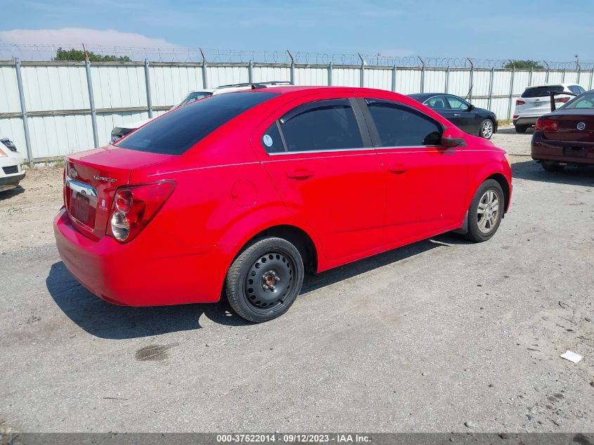 2014 CHEVROLET SONIC LT - 1G1JC5SH7E4222166