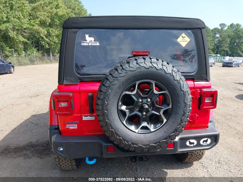 2021 JEEP WRANGLER 4XE UNLIMITED RUBICON 1C4JJXR61MW800911
