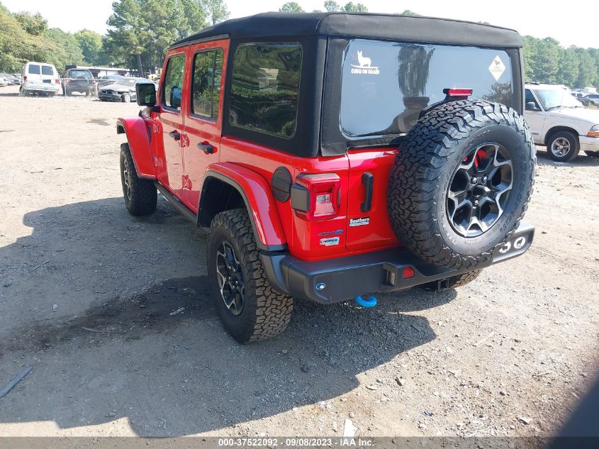 2021 JEEP WRANGLER 4XE UNLIMITED RUBICON 1C4JJXR61MW800911