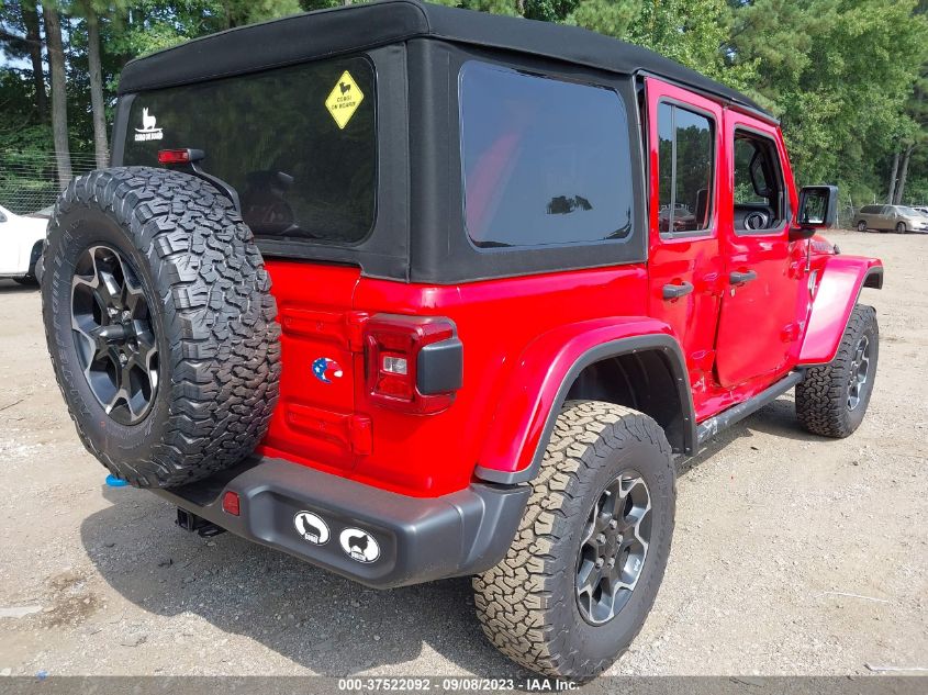 2021 JEEP WRANGLER 4XE UNLIMITED RUBICON 1C4JJXR61MW800911