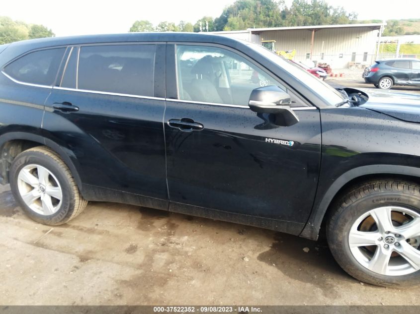 2021 TOYOTA HIGHLANDER HYBRID LE - 5TDZARAH9MS506264