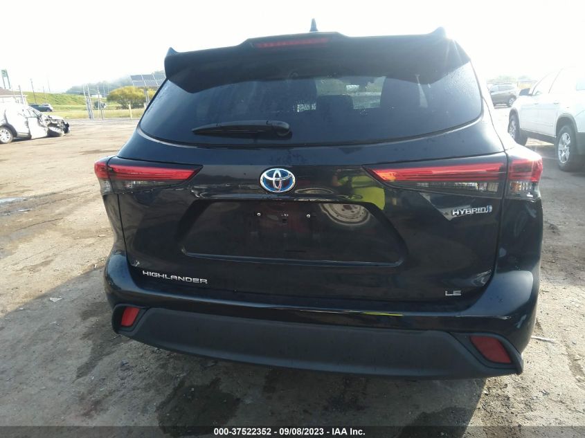 2021 TOYOTA HIGHLANDER HYBRID LE - 5TDZARAH9MS506264