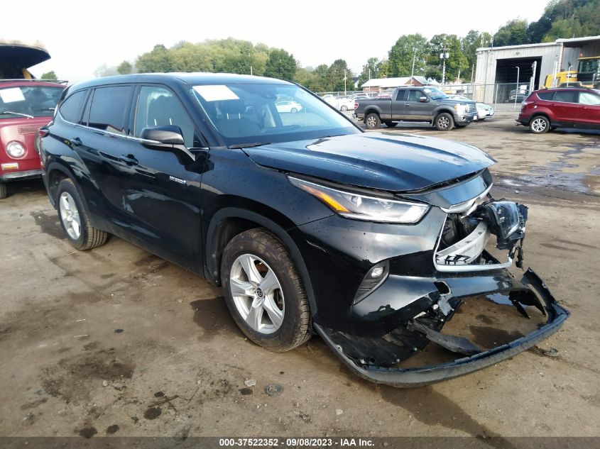 2021 TOYOTA HIGHLANDER HYBRID LE - 5TDZARAH9MS506264