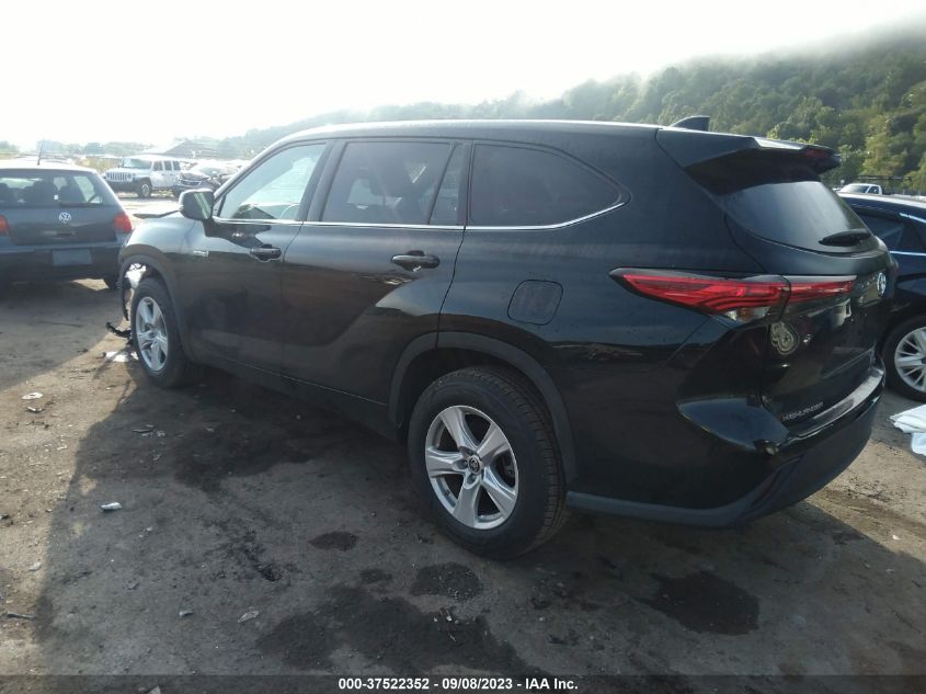 2021 TOYOTA HIGHLANDER HYBRID LE - 5TDZARAH9MS506264