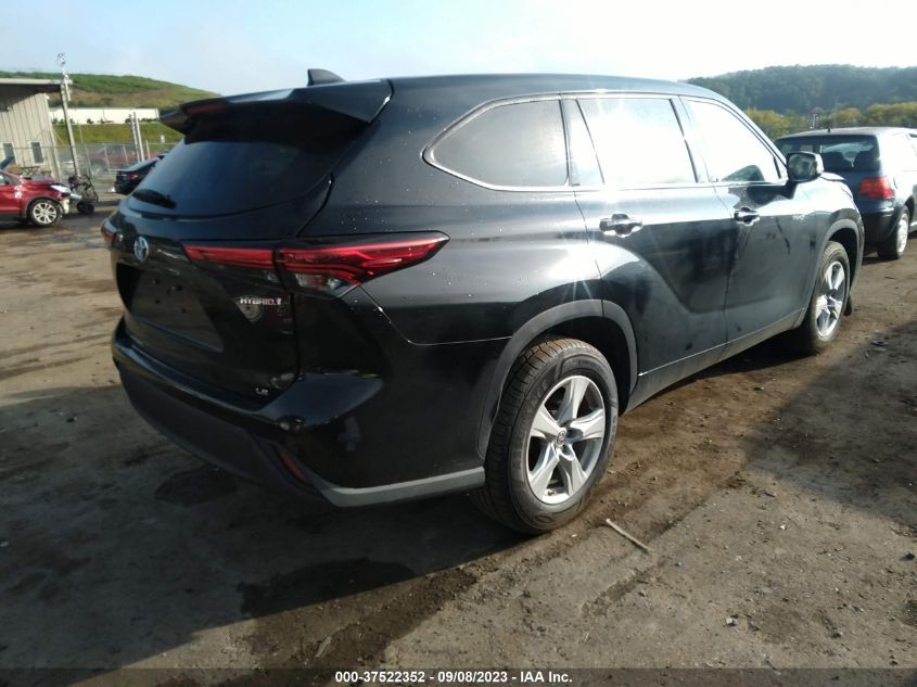 2021 TOYOTA HIGHLANDER HYBRID LE - 5TDZARAH9MS506264