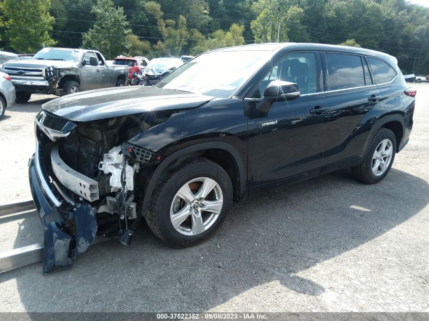 2021 TOYOTA HIGHLANDER HYBRID LE - 5TDZARAH9MS506264