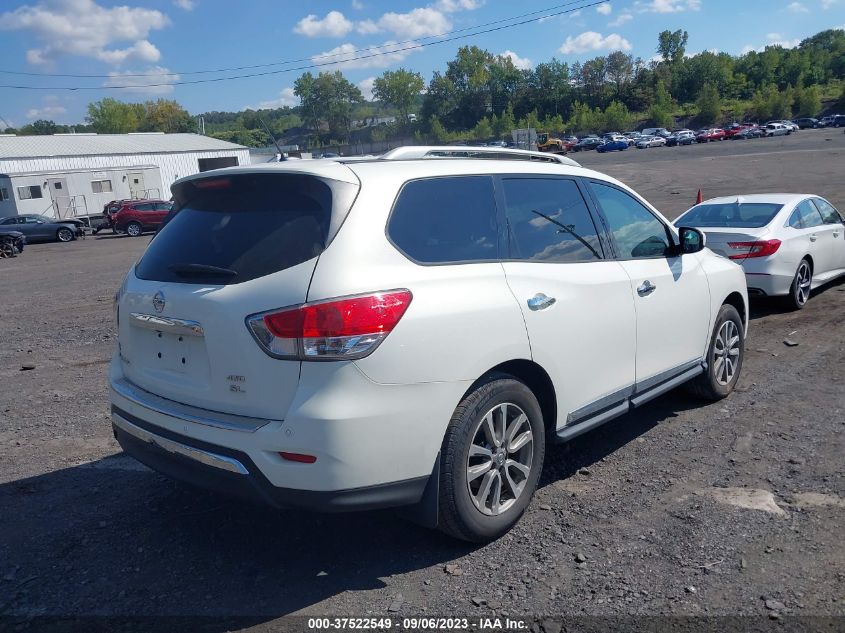 2014 NISSAN PATHFINDER SL - 5N1AR2MM0EC714568