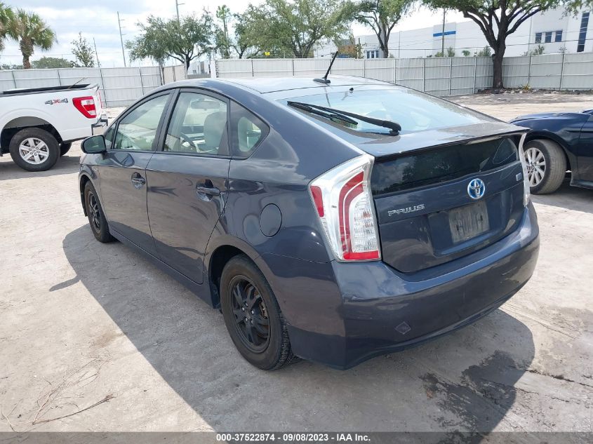 2014 TOYOTA PRIUS FOUR/FIVE/THREE/ONE/TWO - JTDKN3DU7E1791346