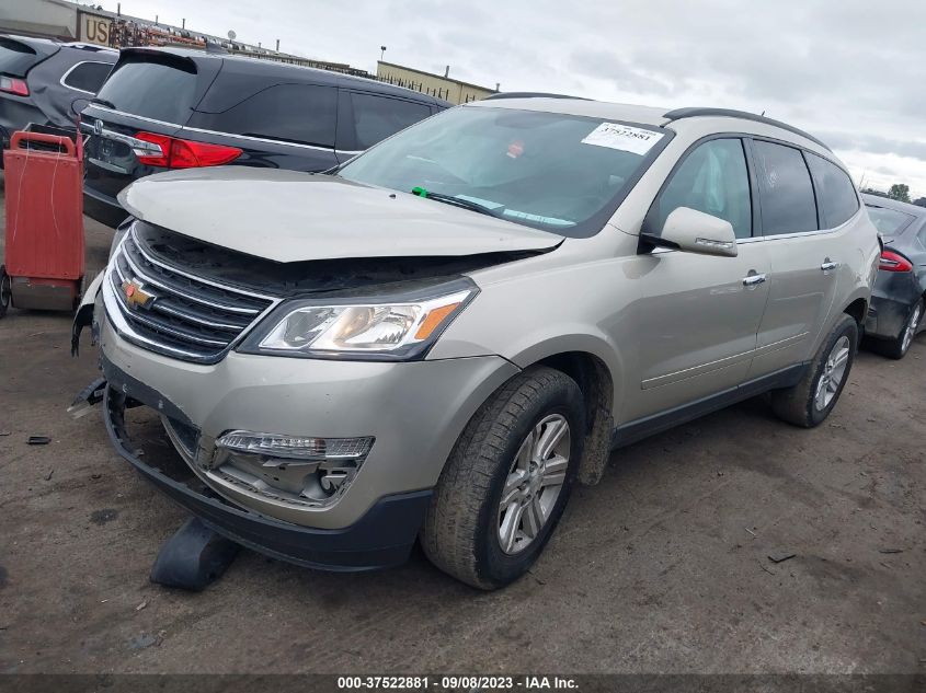 2014 CHEVROLET TRAVERSE LT - 1GNKRGKD8EJ171627