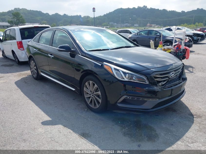 2015 HYUNDAI SONATA 2.4L SPORT - 5NPE34AF4FH251798