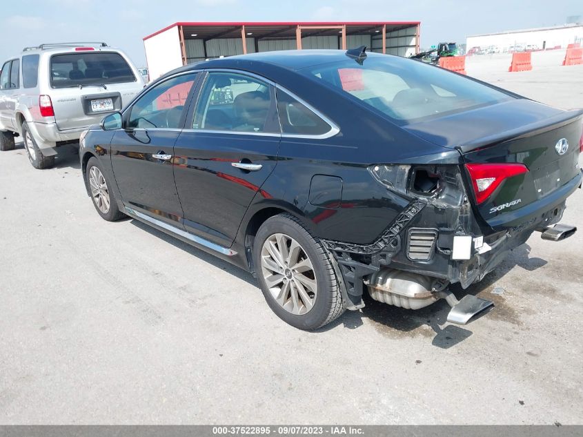 2015 HYUNDAI SONATA 2.4L SPORT - 5NPE34AF4FH251798