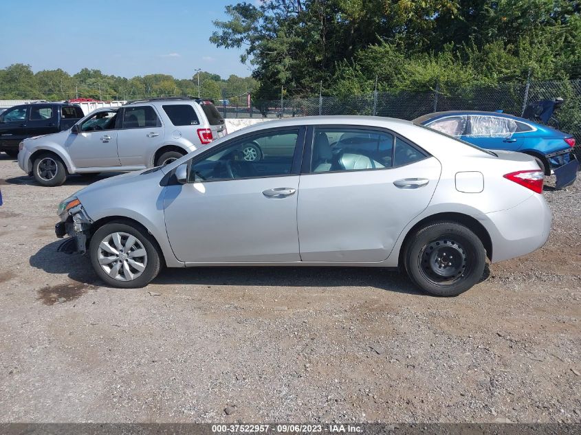 2015 TOYOTA COROLLA L/LE/S/S PLUS/LE PLUS - 2T1BURHE4FC422661