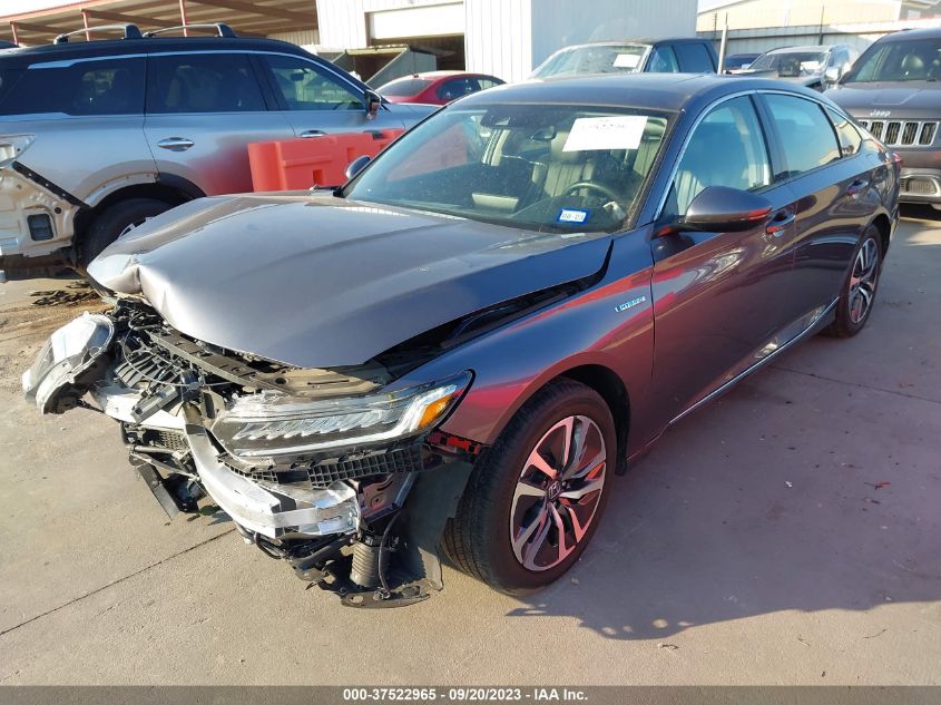 2021 HONDA ACCORD HYBRID EX-L - 1HGCV3F56MA020533