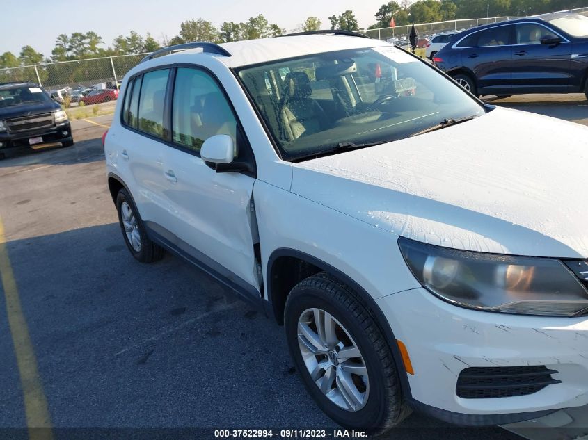 2016 VOLKSWAGEN TIGUAN S - WVGAV7AX8GW570664