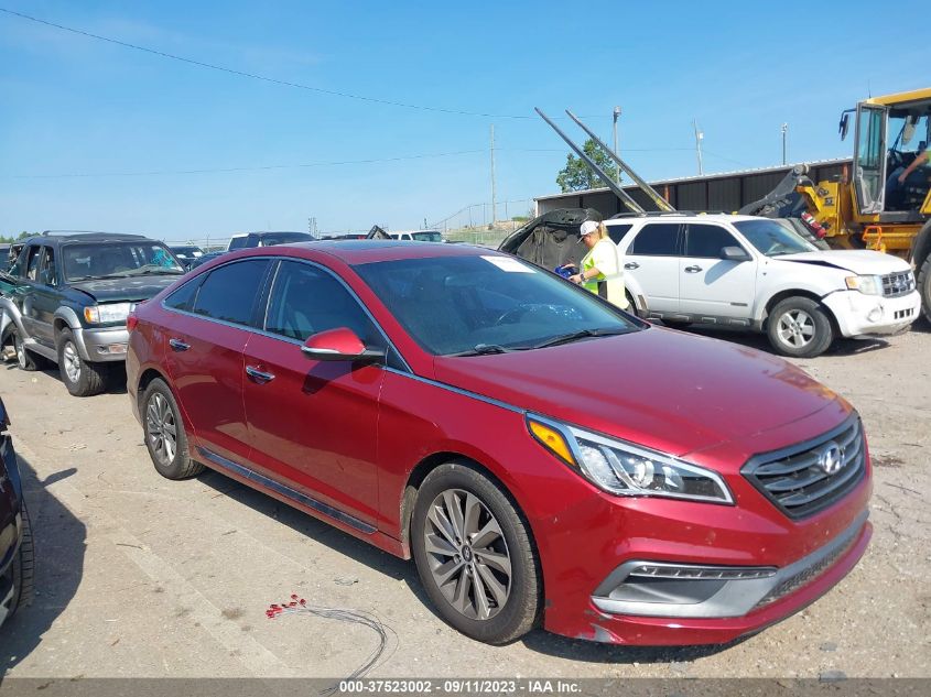 2016 HYUNDAI SONATA 2.4L SPORT - 5NPE34AF0GH393955