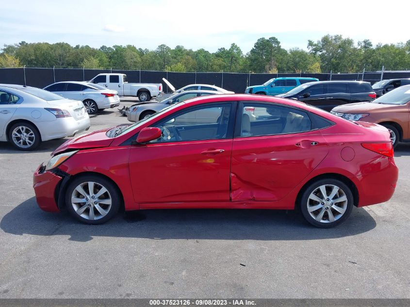 2014 HYUNDAI ACCENT GLS - KMHCU4AE7EU735525
