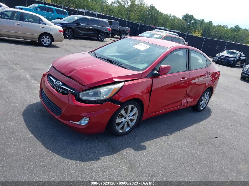 2014 HYUNDAI ACCENT GLS - KMHCU4AE7EU735525
