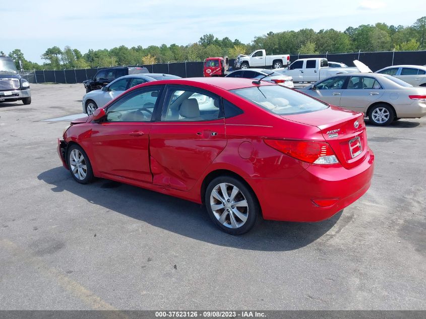 2014 HYUNDAI ACCENT GLS - KMHCU4AE7EU735525