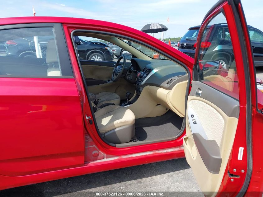 2014 HYUNDAI ACCENT GLS - KMHCU4AE7EU735525