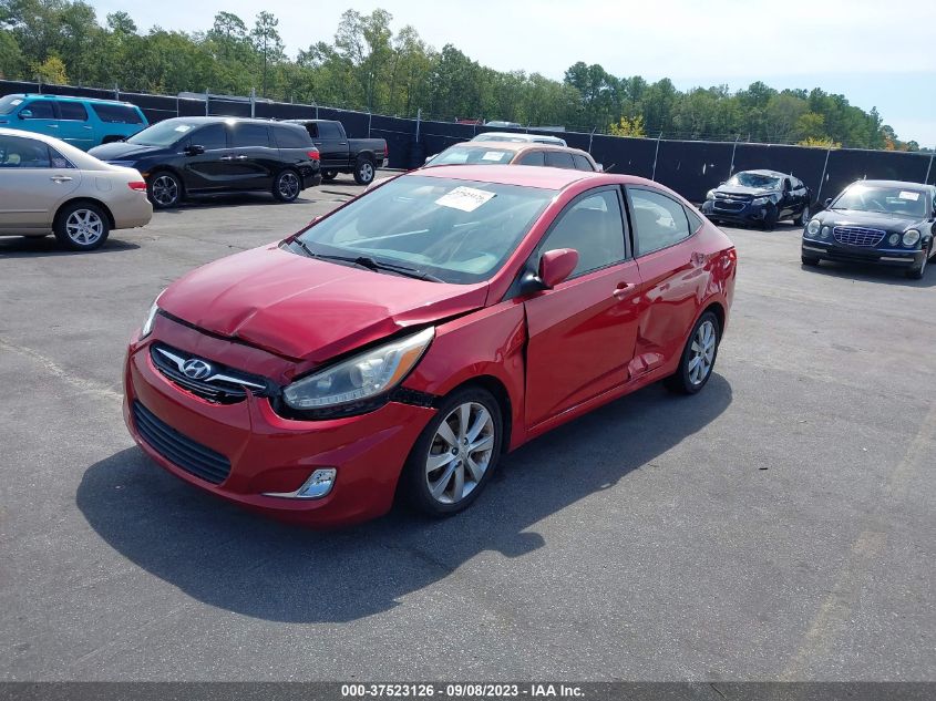 2014 HYUNDAI ACCENT GLS - KMHCU4AE7EU735525