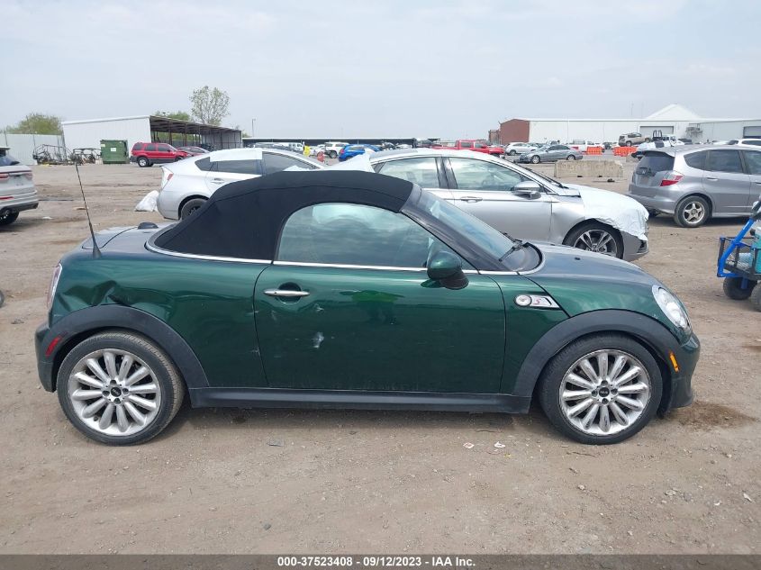 2013 MINI COOPER ROADSTER S WMWSY3C50DT565389