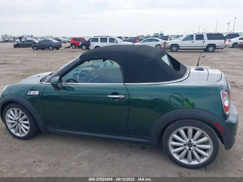 2013 MINI COOPER ROADSTER S WMWSY3C50DT565389