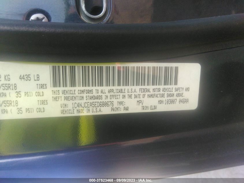 2014 JEEP COMPASS HIGH ALTITUDE - 1C4NJCEA5ED680676