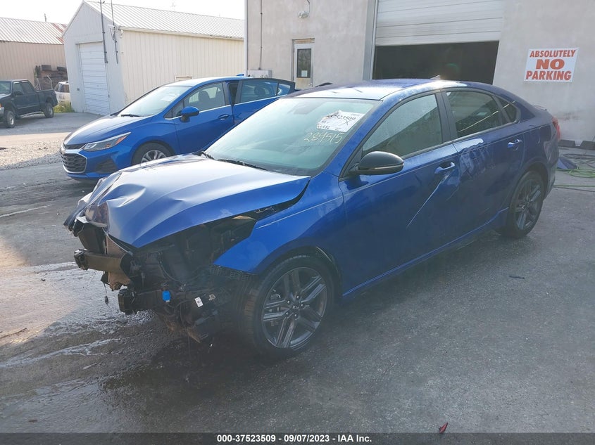 VIN 3KPF34AD4ME284515 2021 KIA FORTE GT-LINE