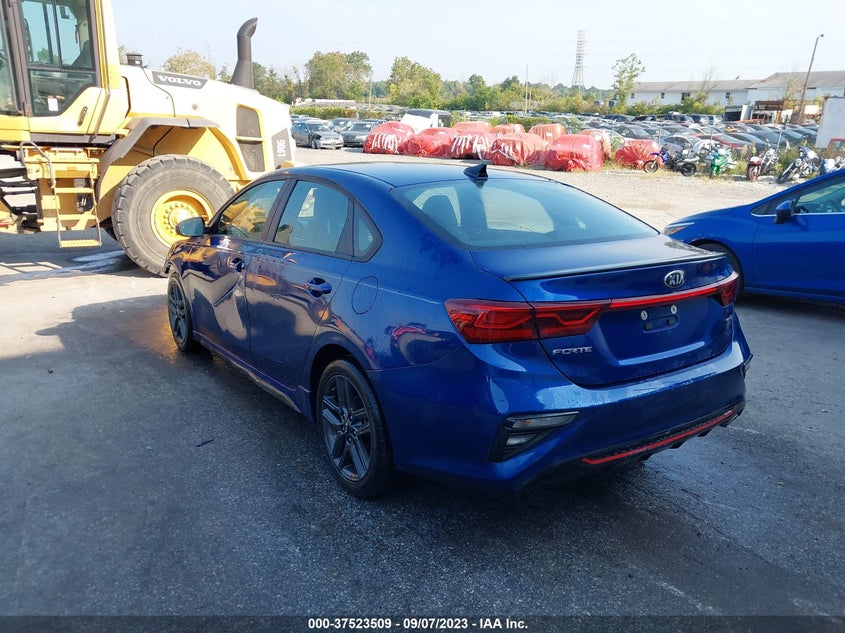 VIN 3KPF34AD4ME284515 2021 KIA FORTE GT-LINE