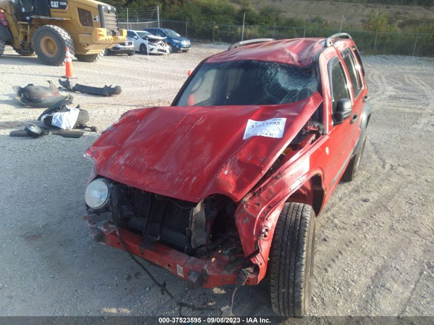 1J4GL48K14W254106 2004 JEEP LIBERTY SPORTphoto 6