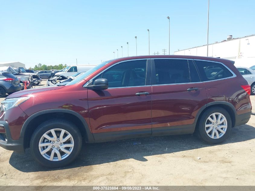 2019 HONDA PILOT LX - 5FNYF5H11KB013212