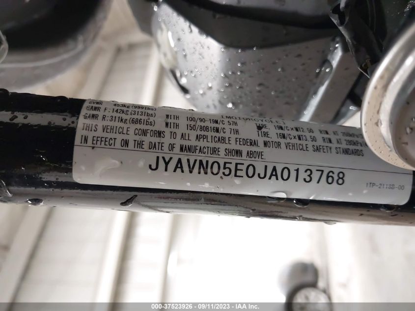 2018 YAMAHA XVS950 CU/CUC JYAVN05E0JA013768