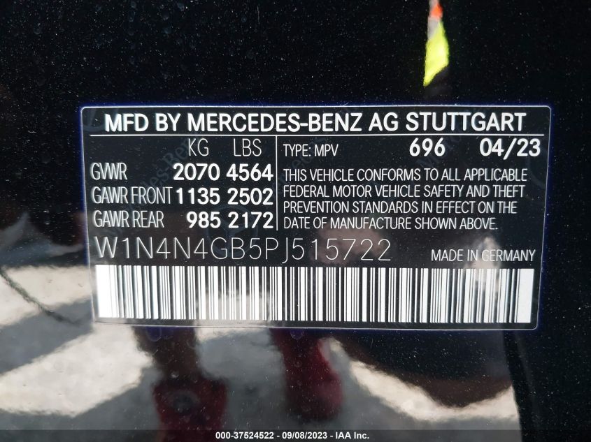 2023 MERCEDES-BENZ GLA 250 - W1N4N4GB5PJ515722