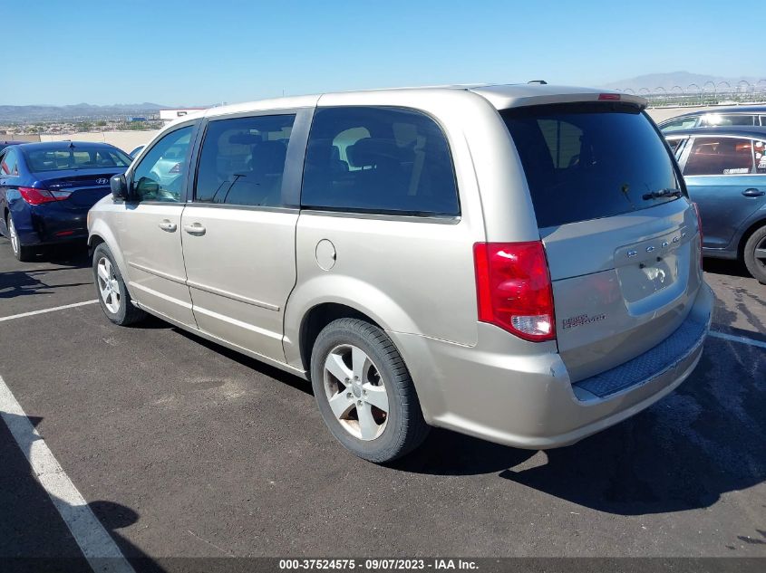 2013 DODGE GRAND CARAVAN SE - 2C4RDGBG6DR731431