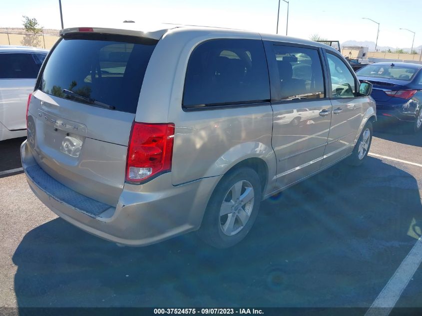 2013 DODGE GRAND CARAVAN SE - 2C4RDGBG6DR731431