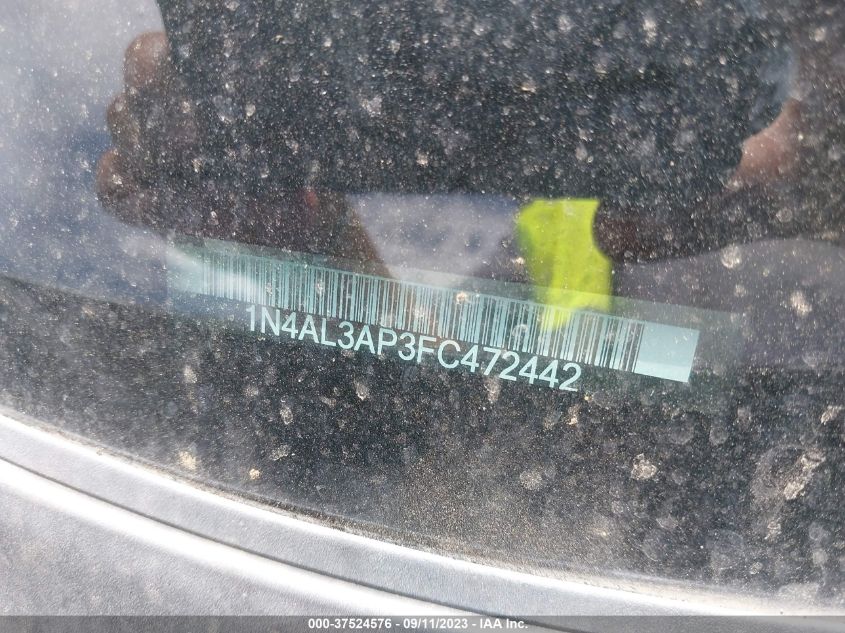 2015 NISSAN ALTIMA 2.5 S - 1N4AL3AP3FC472442
