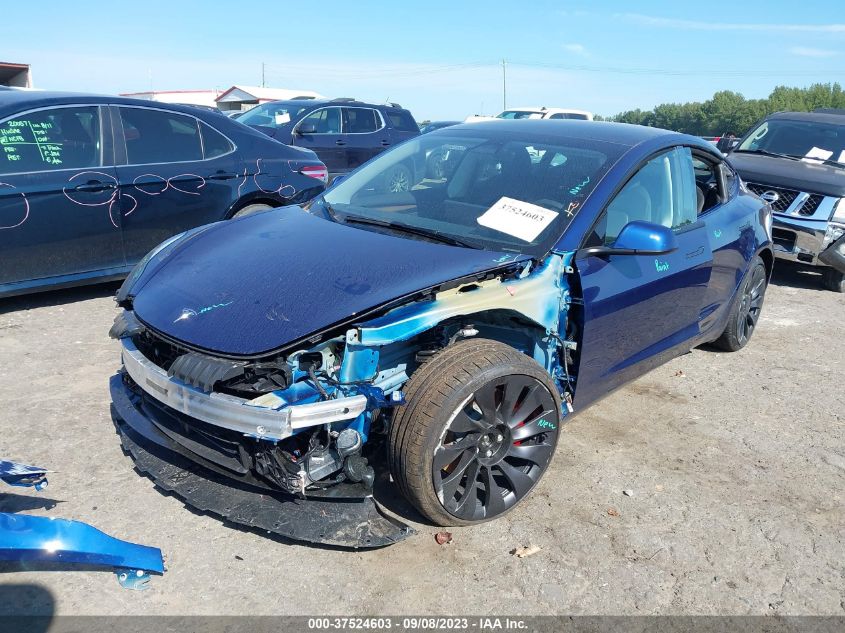 2023 TESLA MODEL 3 - 5YJ3E1EC2PF591144