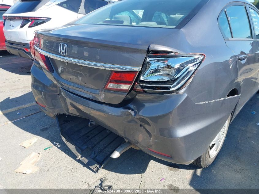 2015 HONDA CIVIC SEDAN LX - 19XFB2F54FE266527