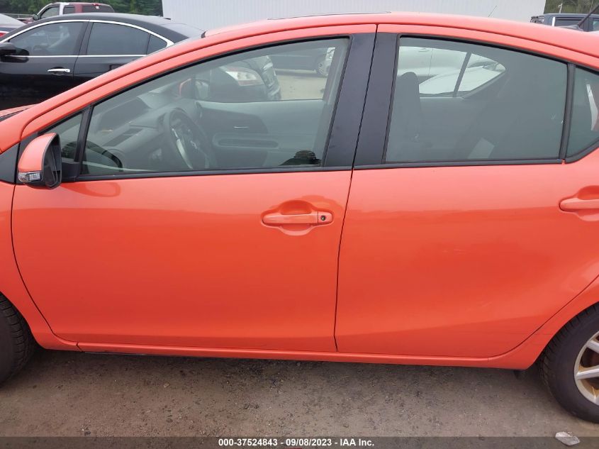 2013 TOYOTA PRIUS C ONE/TWO/THREE/FOUR - JTDKDTB3XD1055013