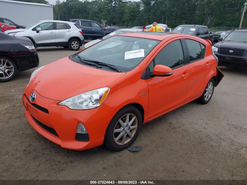 2013 TOYOTA PRIUS C ONE/TWO/THREE/FOUR - JTDKDTB3XD1055013