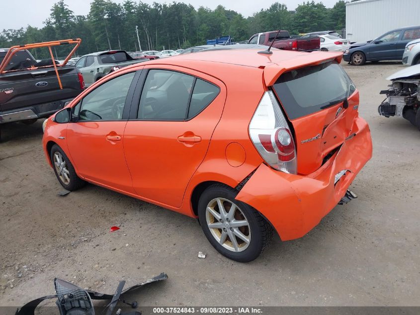 2013 TOYOTA PRIUS C ONE/TWO/THREE/FOUR - JTDKDTB3XD1055013