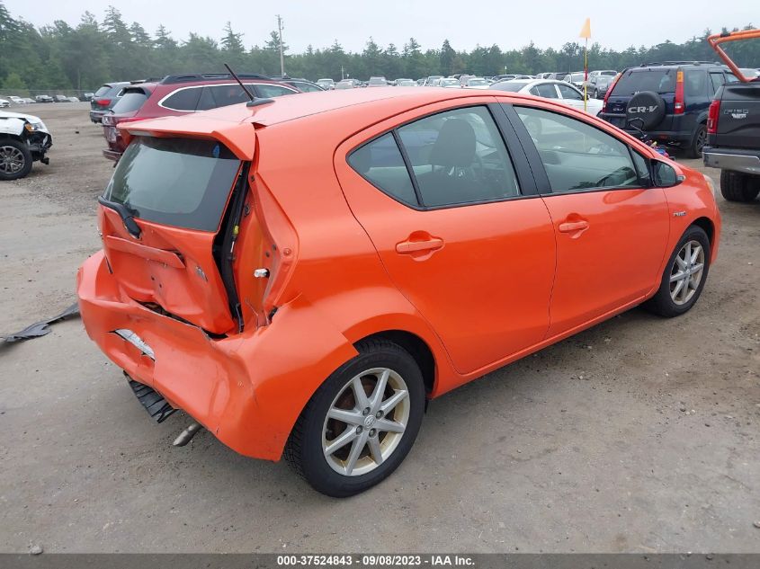 2013 TOYOTA PRIUS C ONE/TWO/THREE/FOUR - JTDKDTB3XD1055013
