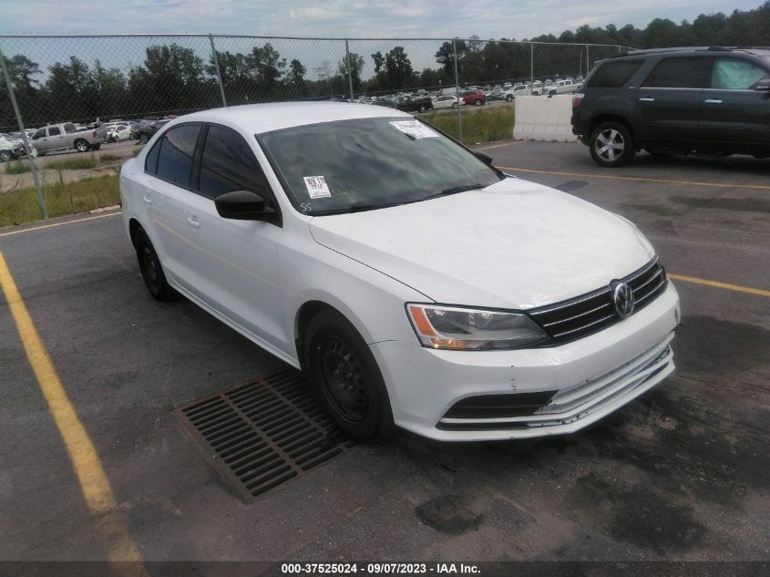 2015 VOLKSWAGEN JETTA SEDAN 2.0L S - 3VW2K7AJ3FM346596