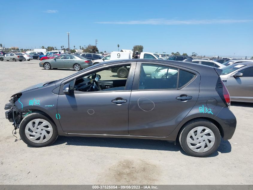 2016 TOYOTA PRIUS C ONE/TWO/THREE/FOUR - JTDKDTB39G1128716