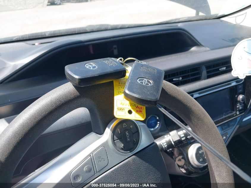 2016 TOYOTA PRIUS C ONE/TWO/THREE/FOUR - JTDKDTB39G1128716