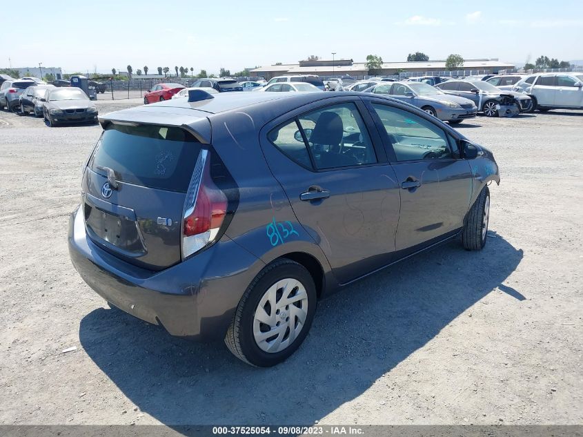 2016 TOYOTA PRIUS C ONE/TWO/THREE/FOUR - JTDKDTB39G1128716