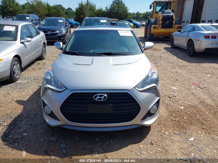 2014 HYUNDAI VELOSTER TURBO - KMHTC6AEXEU207329