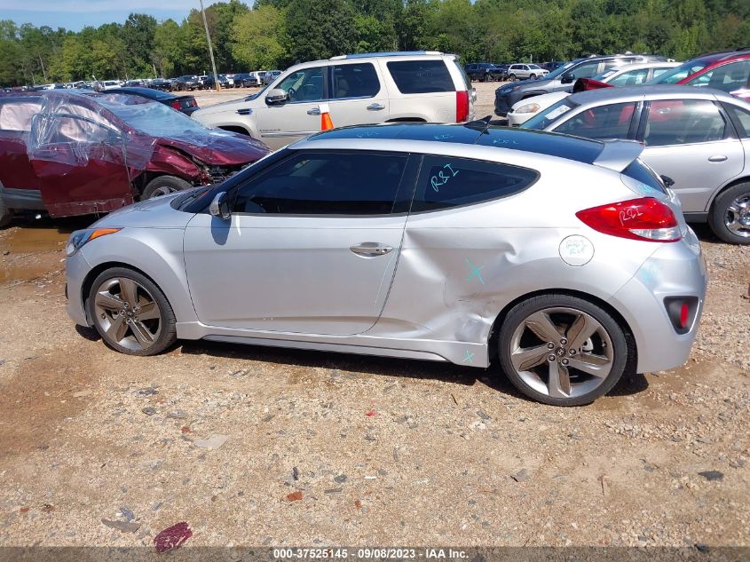 2014 HYUNDAI VELOSTER TURBO - KMHTC6AEXEU207329