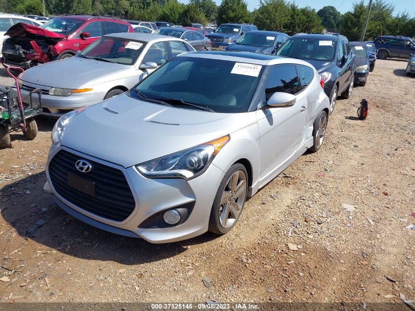 2014 HYUNDAI VELOSTER TURBO - KMHTC6AEXEU207329